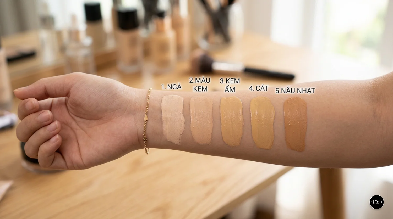 Cách chọn phấn nền phù hợp với tông da